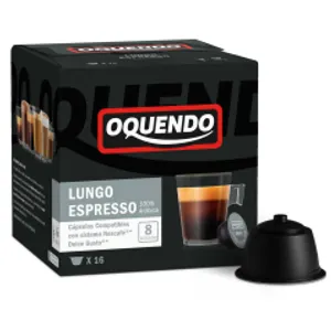 Kavos kapsulės OQUENDO, DG Lungo Espresso, 16 vnt