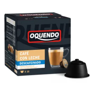 Kavos kapsulės OQUENDO, DG Caffé Latte Decaffeinated, 16 vnt