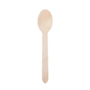 Vienkartinis šaukštas, medis, L 16 cm, 100 vnt