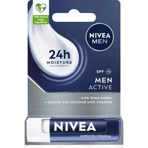 Lūpų balzamas NIVEA FOR MEN, 4,8 g