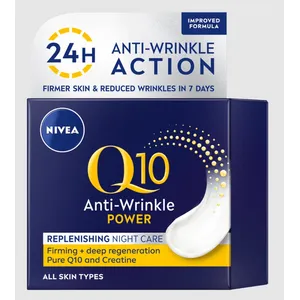 Naktinis kremas nuo raukšlių NIVEA Q10, 50ml