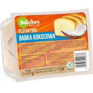Kokosinis pyragas BALVITEN GLUTEN FREE, 220 g