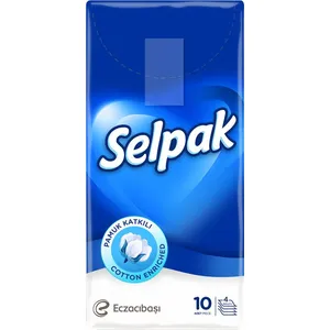 Vienkartinės nosinaitės SELPAK Classic, 4 sluoksnių,1vnt