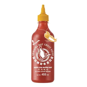 Aštrus padažas FLYING GOOSE Sriracha, su garstyčiomis, 455 ml