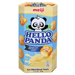 Pieniniai sausainiai MEIJI HELLO PANDA, 50 g