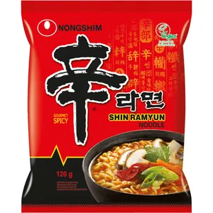 Greitai paruošiami makaronai  NONGSHIM, aštrūs,120 g