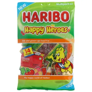 Guminukai HARIBO, Happy Heroes Minis, 350 g