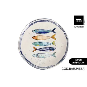 Lėkštė Peixe, keramika, D 26 cm, vnt