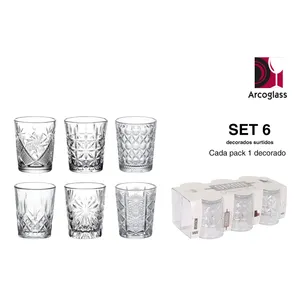 Stikliukas Oman, įvairių dizainų, 55 ml, 6 vnt
