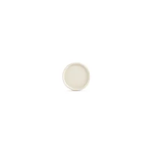 Lėkštė Curvo Vanilla, porcelianas, D 12,5 cm, H 1,5 cm, vnt