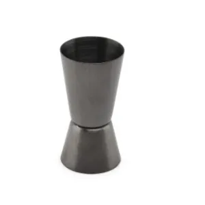 Menzūrėlė Antique Black nerūdijantis plienas, 30/50 ml,  vnt