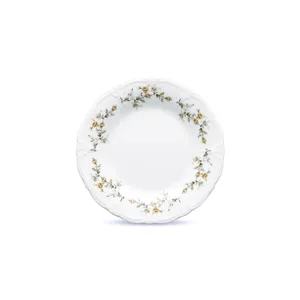 Lėkštė Retro Flower, porcelianas, D 20,5 cm, vnt