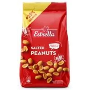 Kep. žemės riešutai su druska ESTRELLA, 500 g
