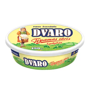 Lydytas tepamas sūris DVARO, 50 %, 150 g