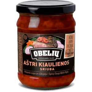 Aštri sriuba su kiauliena OBELIŲ, 480g