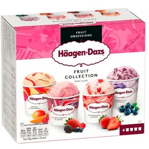 Valg. ledų rinkinys HAAGEN DAZS, 4x95ml/ 326g
