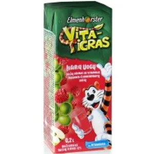 Sulčių gėrimas, ELMENHORSTER Vita Tigras, įvarių uogų, 200 ml