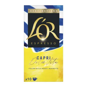 Kavos kapsulės L'OR CAPRI, 10 vnt