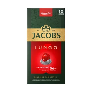 Kavos kapsulės JACOBS Lungo 6 Classico, 10x52g