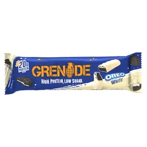 Baltyminis batonėlis GRENADE, Oreo White, 60 g