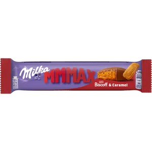 Pieninis šokoladas MILKA MMMAX Biscoff & Caramel, 45g