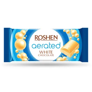 Baltasis šokoladas ROSHEN, Bubble, korėtas, 80 g