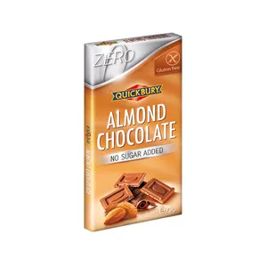 Migdolų šokoladas, be pridėtinio cukraus, 75 g