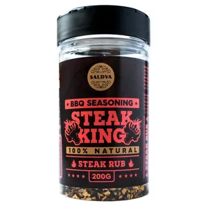 Prieskoniai SALDVA, BBQ, Steak King Rub, 200 g