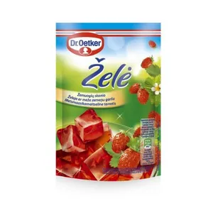 Želė DR.OETKER, žemuogių skonio, 72 g
