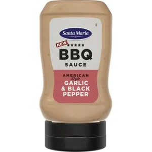 BBQ padažas SANTA MARIA Garlic & Black Pepper, 280g