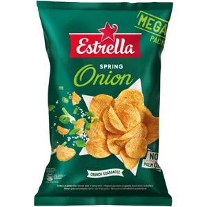 Svogūnėlių sk.bulv. traškučiai ESTRELLA, 250g