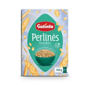 Perlinės kruopos GALINTA, 4 x 100 g