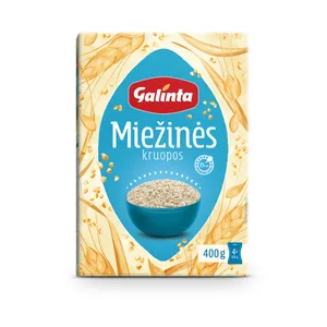 Miežinės kruopos GALINTA, 4 x 100 g
