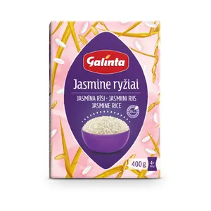 Ryžiai  GALINTA Jasmine, ilgagrūdžiai, 4 × 100 g