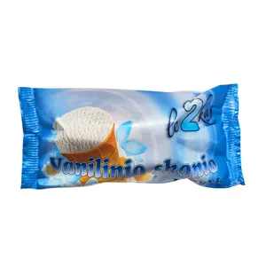 Vanilinio skonio ledai LE2KAS, vafliniame puodelyje, 5%, 120 ml/65 g