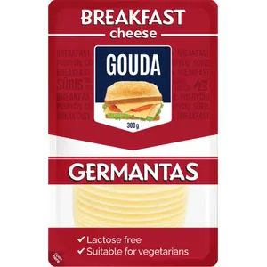 Pjau. sūris GERMANTAS GOUDA, 45 % rieb. 300 g