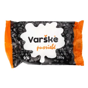 Pusriebė varškė, 9 %, 180 g (M)
