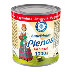 Saldintas sutirštintas pienas LIETUVAITĖ, 8%, 1kg