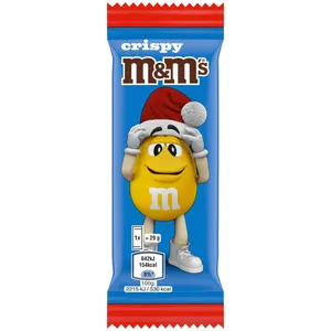 Pieninis šokoladas M&M'S Crispy Santa, 29g