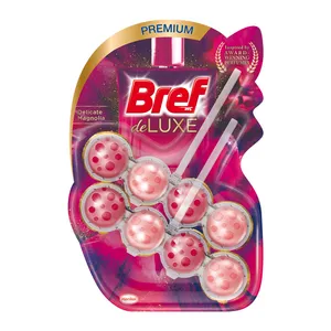 WC valiklis-gaiviklis BREF DeLuxe Delicate, Magnolia, 2x50 g