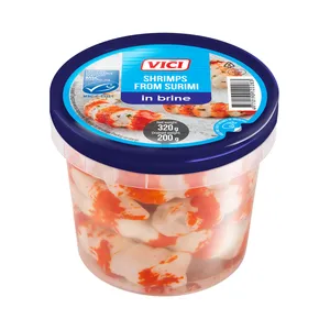 Didžios.surimio krevetės česn.sk.al.VIČI,320g
