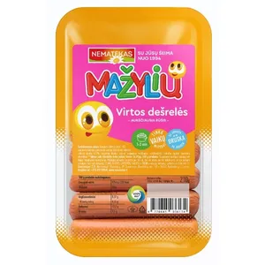 Virtos MAŽYLIŲ dešrelės su kalakut.,210g