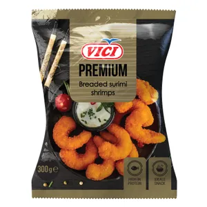 Šaldytos krevetės džiūvėseliuose, 300 g
