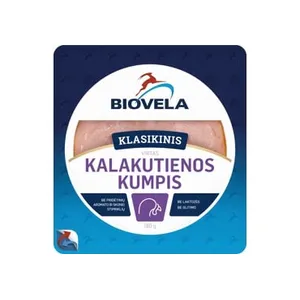 Virtas kalakutienos kumpis BIOVELA, pjaustytas, I rūšis, 180g