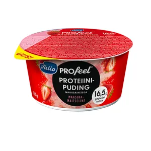 Baltyminis pudingas, Valio PROfeel , braškių skonio , 2,4%, 150 g