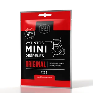 Vytintos kiaulienos mini dešrelės, DORA, 125 g