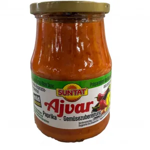 Paprikų padažas SUNTAT, Ajvar, švelnus, 340 g