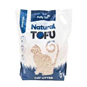 Tofu kraikas PUFFY TAIL, Original, 2mm granulės, 5 kg