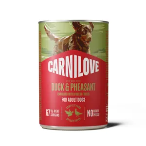 Konservai šunims CARNILOVE su laukine mėsa, 400g