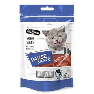 Skanėstai katėms, Hau&Miau, Lašišos gabalėliai 60g